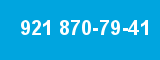 921 870-79-41 921 870-79-41